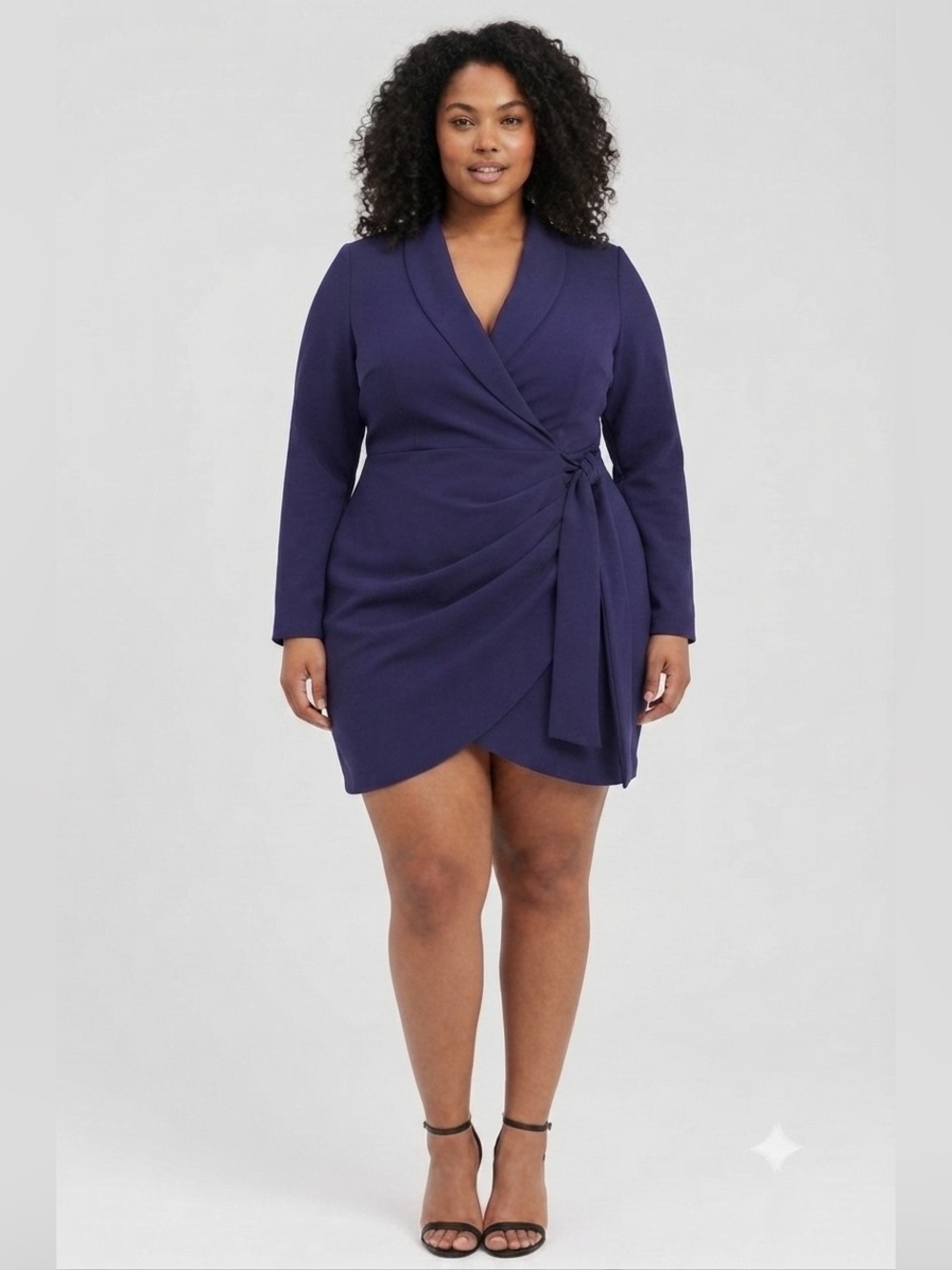 Lavish Alice Wrap Blazer Dress Plus